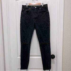 We the Free Women's Raw Hem Distressed Skinny Jeans in size 31